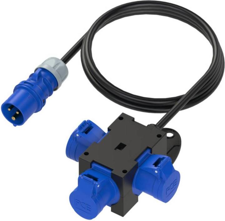 PCE CEE Stromverteiler (3 x, 3-Polig, CEE)