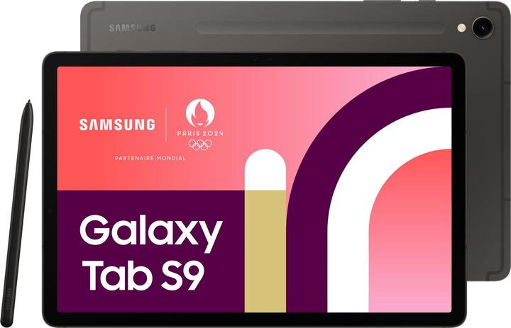 Actual product image Samsung Galaxy Tab S9 WiFi (WLAN only, 11", 256 GB, Graphite grey)
