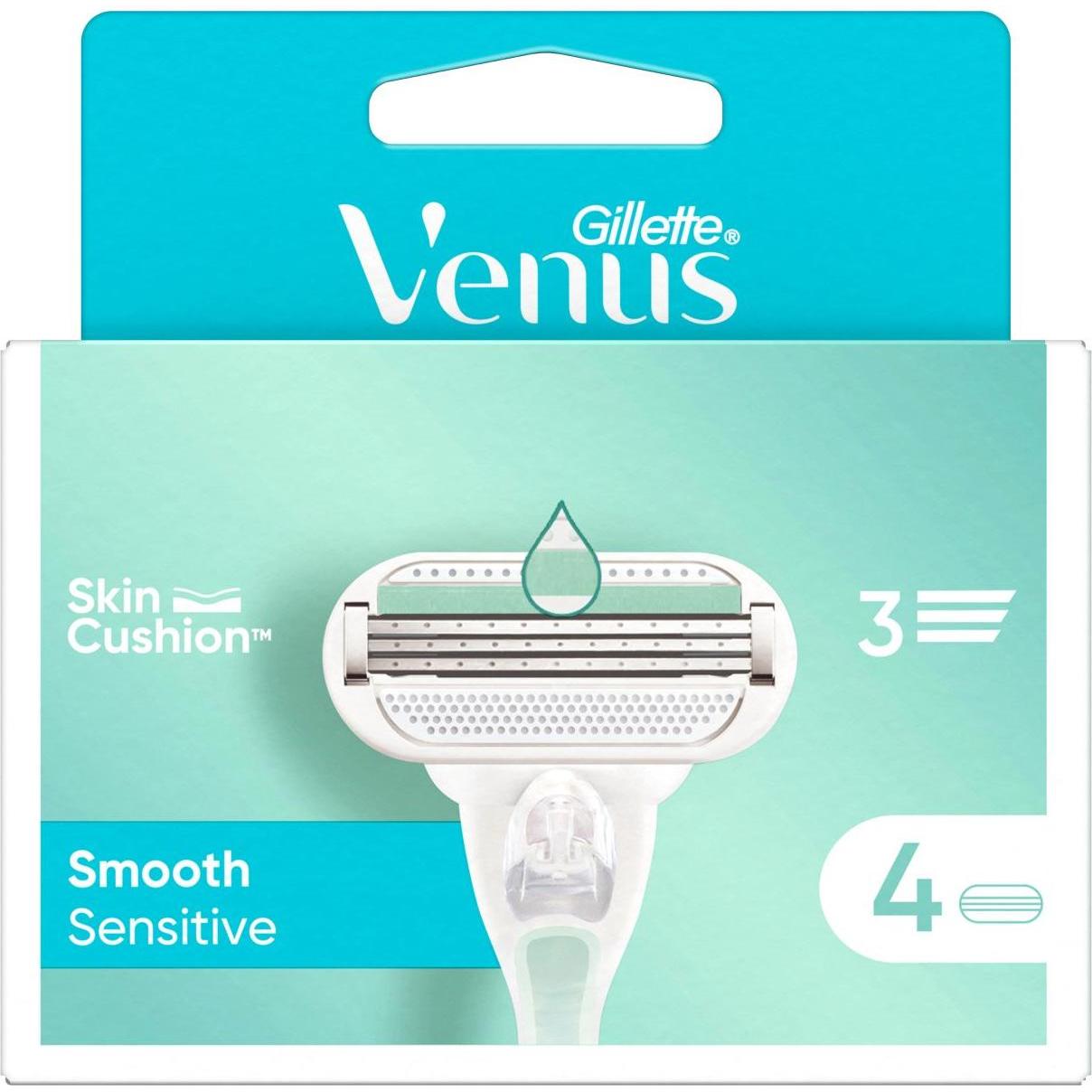 Gillette Venus, Rasierklingen, Smooth Sensitive (4 x)