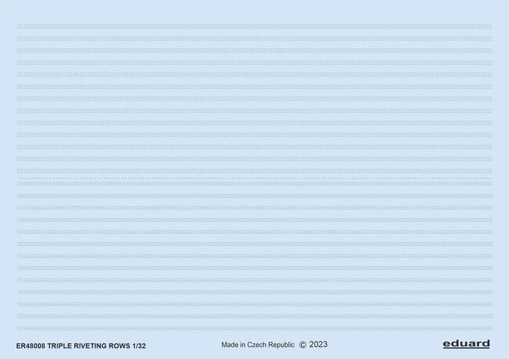 Produktbild Eduard Triple riveting rows 1/48