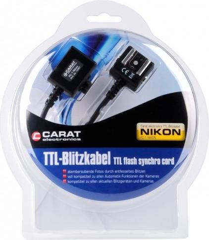 Actual product image Carat electronics TTL flash cable FC-1 Nikon (Flash unit spare parts)