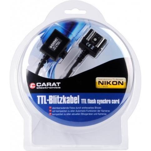 Thumbnail - Carat electronics TTL-Blitzkabel FC-1 Nikon (Blitzgerät Ersatzteile), Blitzgerät Zubehör, Schwarz