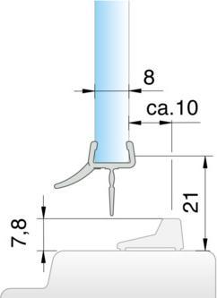 Actual product image Pauli+Sohn Shower door seals