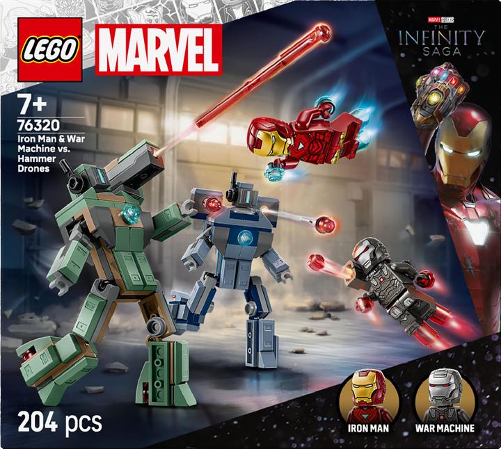 Image du produit LEGO Iron Man & War Machine contre les drones Hammer (76320, LEGO Marvel)