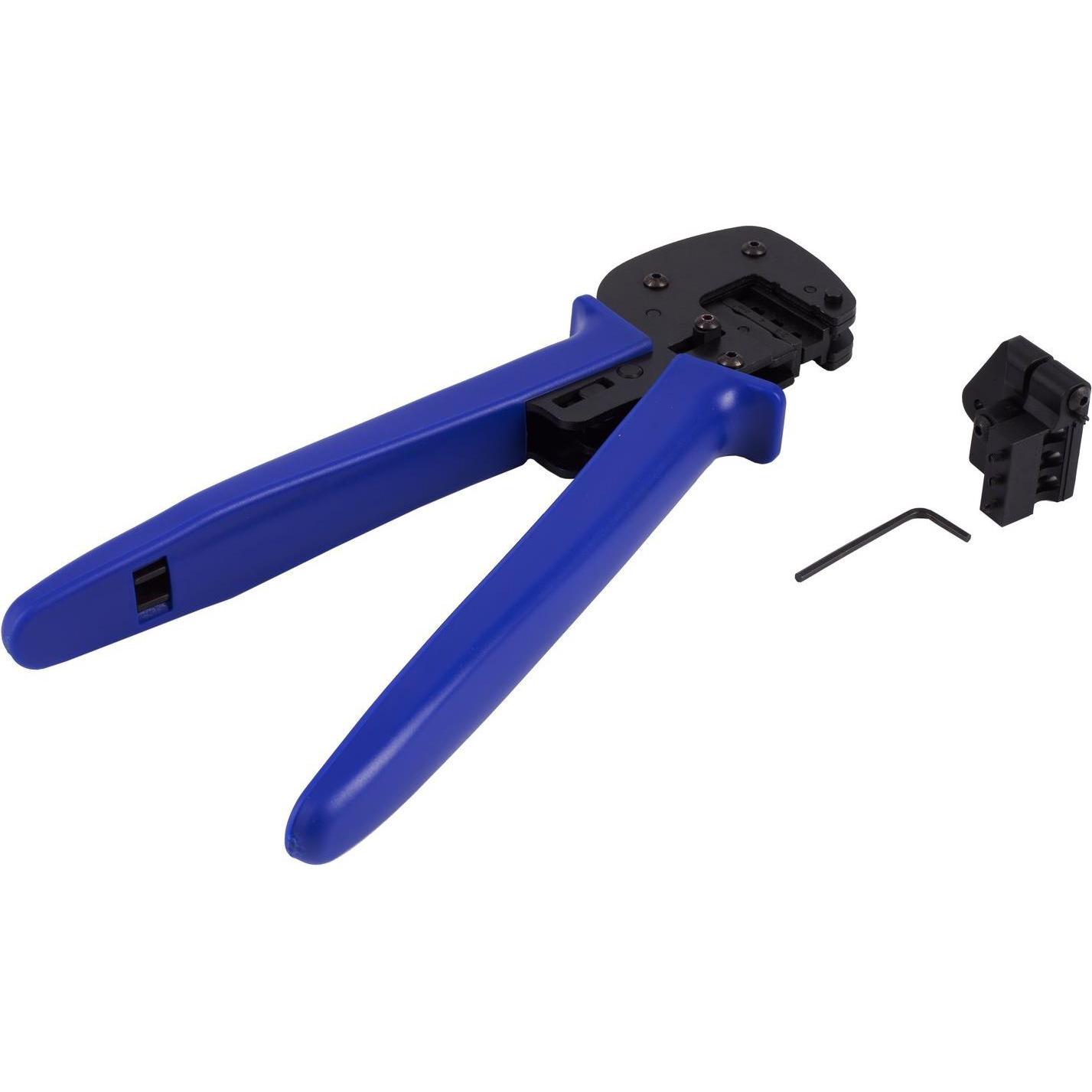 Shiverpeaks, Zange, -PV4 Crimpzange, Pro, 2.5/4/6mm², 26-10AWG, blau