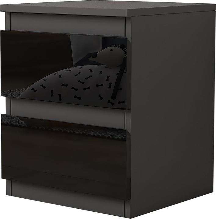 Produktbild HTI-Living Nachtschrank Kenji Hochglanz (33 x 32 x 41 cm)