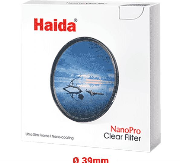 Produktbild Haida Schutzfilter mehrfach Vergütet 39mm Nano Pro MC Clear von (39 mm, Schutzfilter)