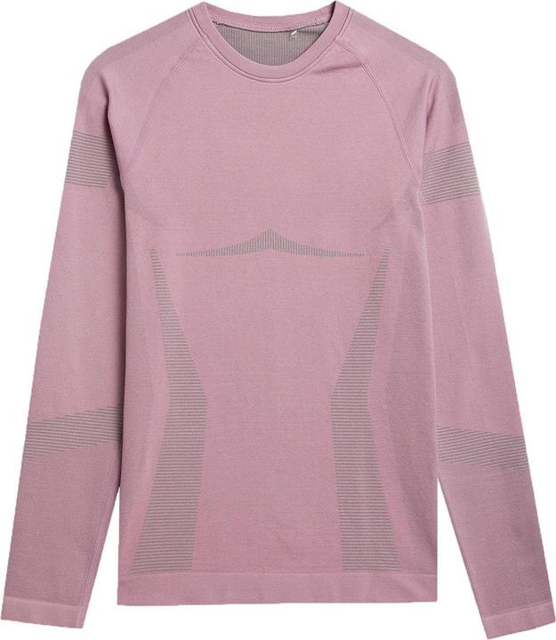 Actual product image 4F Women's thermoactive sweatshirt F113 dark pink 4FAW23USEAF113 53S M/L (M, L)
