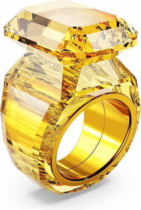Actual product image Swarovski Lucent Cocktail Ring Octagon Cut Yellow (52)