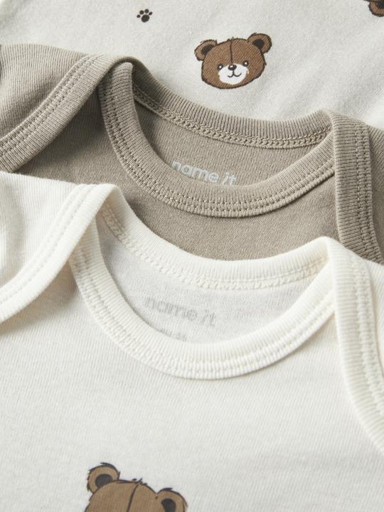 Produktbild Name it Nbnbody 3p Ls Pumice Bear Noos (98)