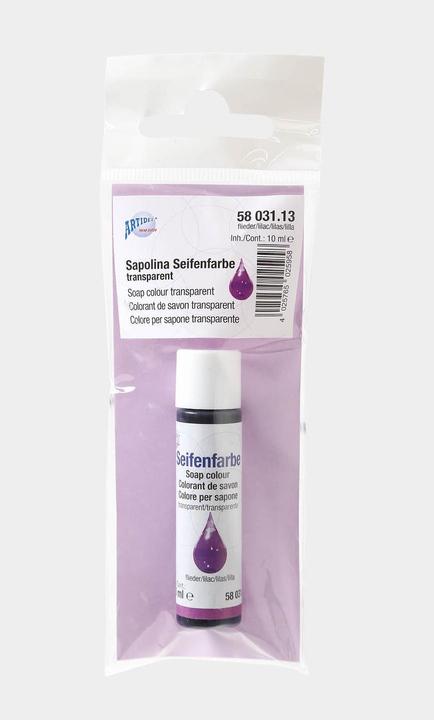 Actual product image Soap colour 10 ml, lilac