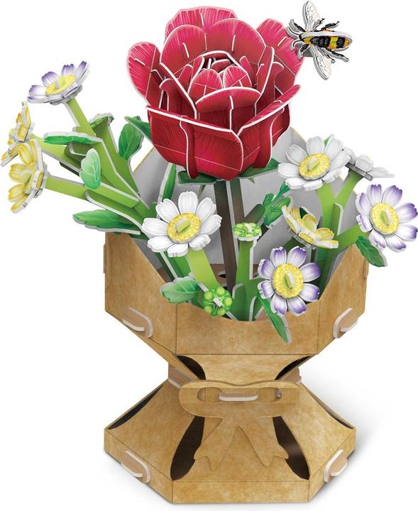 Immagine prodotto Cubicfun 3D Puzzle Blumentopf Rose 120 Teile (120 pezzi)