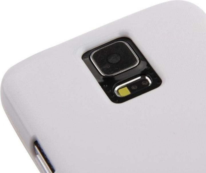 Actual product image König Design Mobile phone case for Samsung Galaxy S5 / S5 Neo white brushed (Samsung Galaxy S5, Samsung Galaxy S5 Neo)