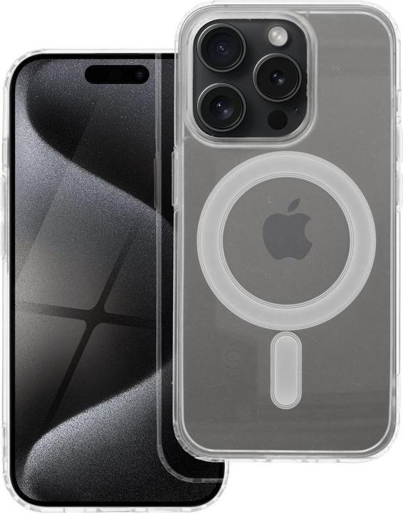 Produktbild OEM Back panel cover CLEAR MAG COVER case compatible with MagSafe for IPHONE 15 Pro transparent (Apple iPhone 15 Pro)