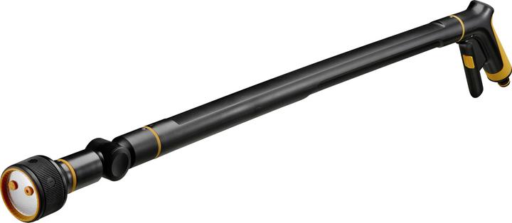 Fiskars Watering wand with 3 functions, Swivel SoftGrip nozzle head, Flow control with front regulator