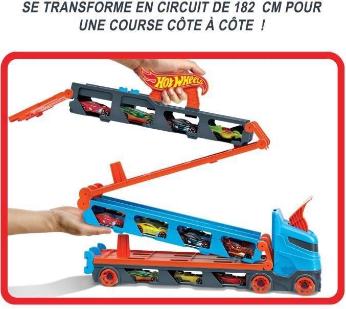 Actual product image Hot Wheels 2-in-1 Rennbahn-Transporter