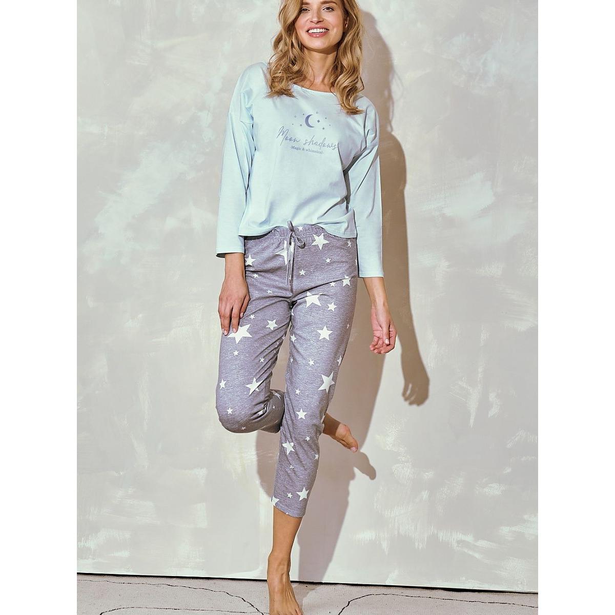 Taro, Damen, Pyjama, Pyjama, Grün, (S)