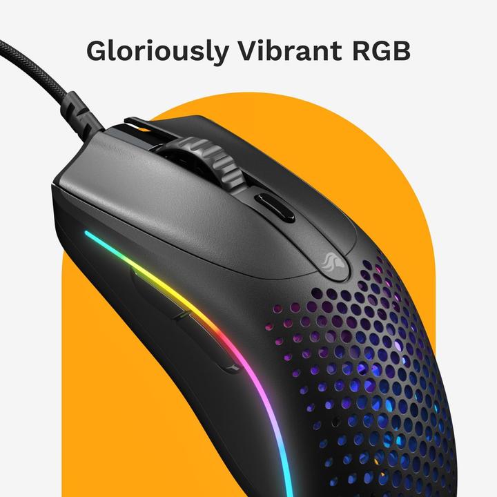 Actual product image Glorious Model O 2 Mini Gaming Mouse, RGB - black (Cable)