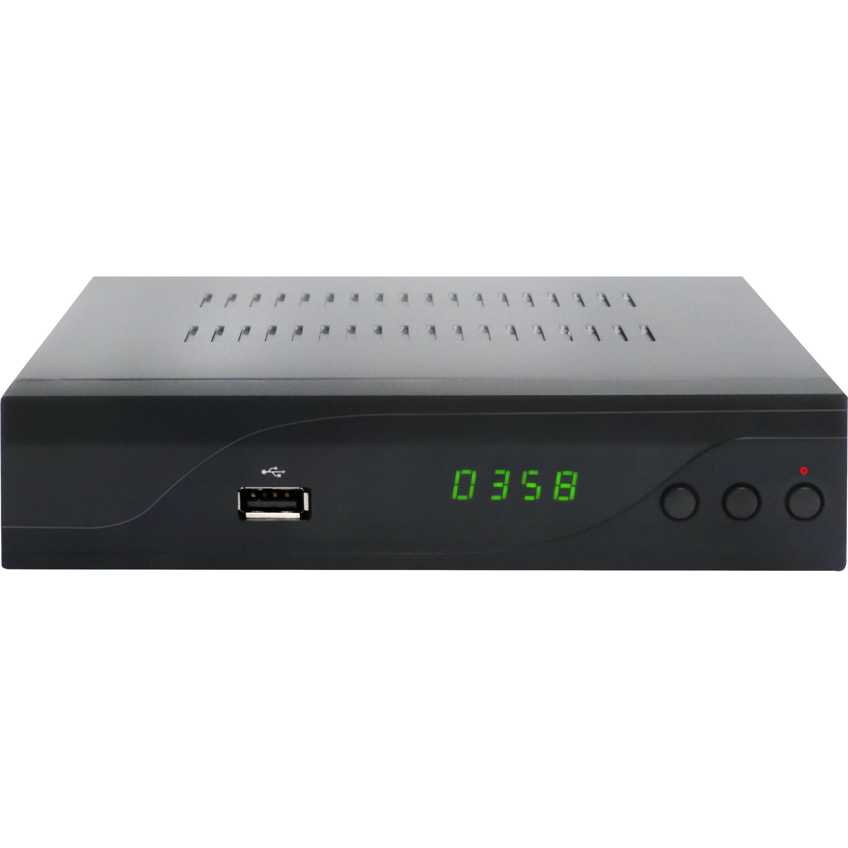 Sales DVBC-120, Kabel, Fuld HD, DVB-C, 4:3,16:9, MPEG4, JPEG (DVB-C), TV Receiver, Schwarz