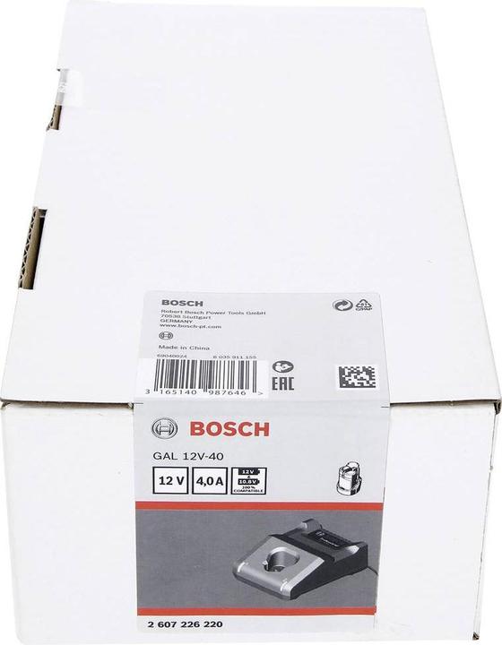Actual product image Bosch Professional Zubehör Quick charger GAL Charging current 12-40 V, 24 min., 230 V (12 V)