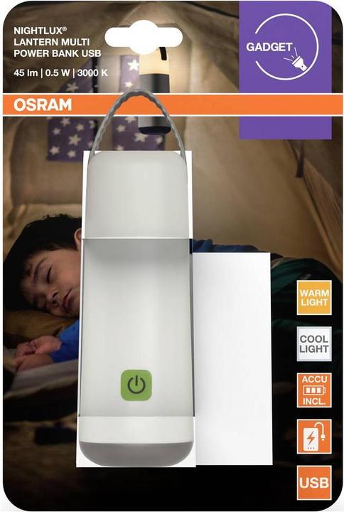 Actual product image Osram NIGHTLUX LANTERN POWERBANK MULTI Power-bank
