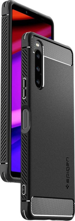 Produktbild Spigen Rugged Armor Sony Xperia 10 V czarny/black ACS06202 (Sony Xperia 10 V)
