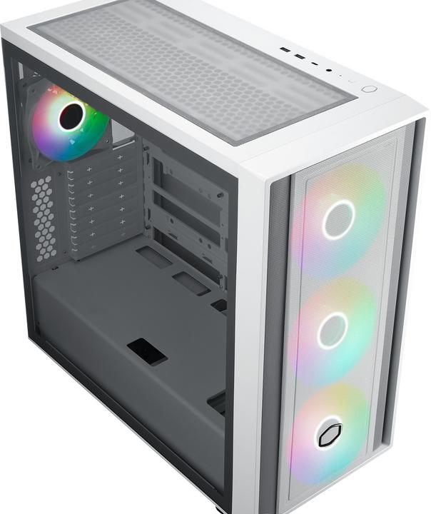 Image du produit Cooler Master MasterBox 600 blanc (ATX, ITX, mATX, E-ATX)