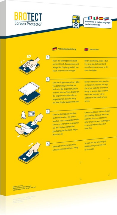 Actual product image BROTECT Anti-glare screen protector matt (2 Piece, Motorola Moto E32)