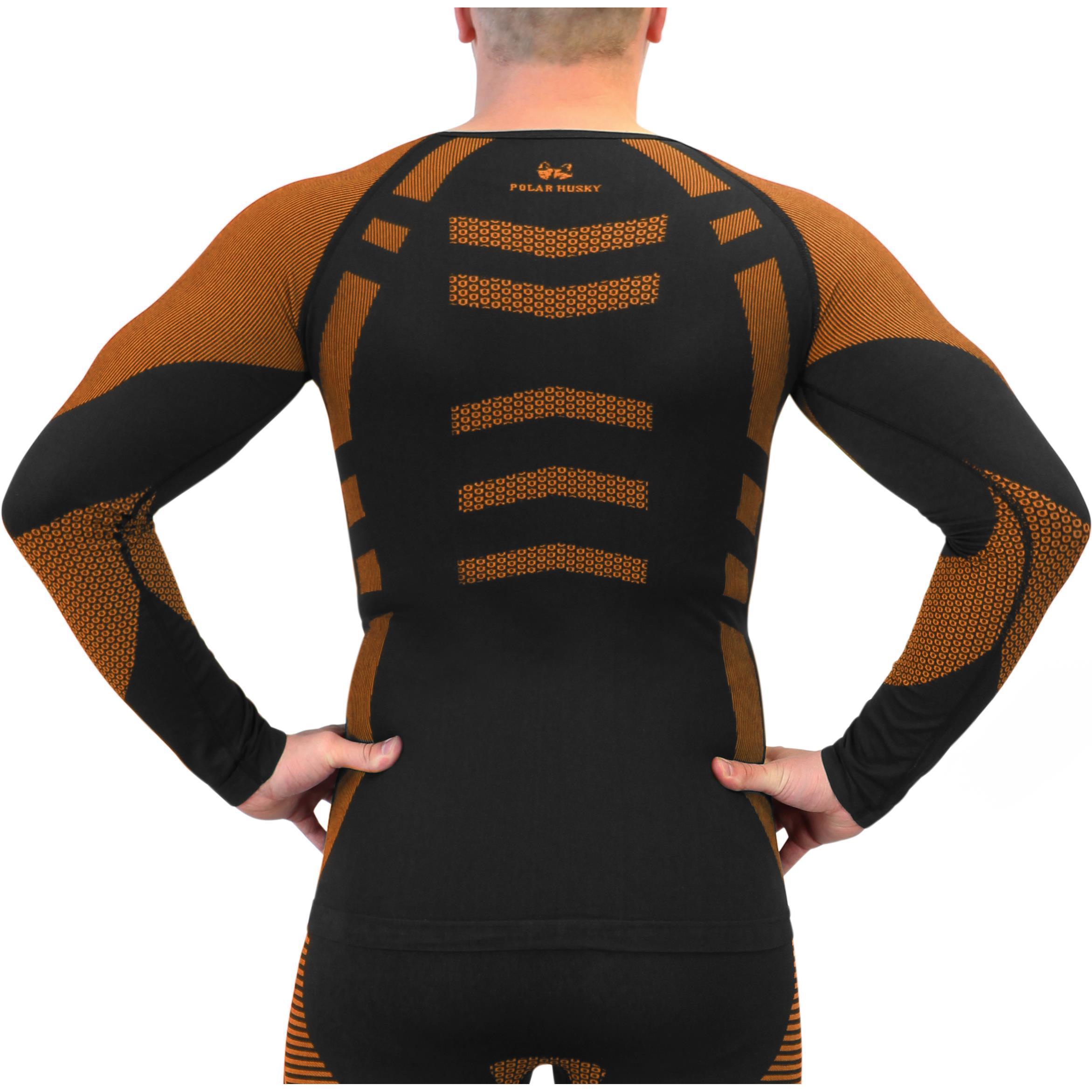 Thumbnail - Polar Husky, Herren, Funktionsshirt, Sport-Funktionsunterhemd Super Active Ride (L), Orange, L