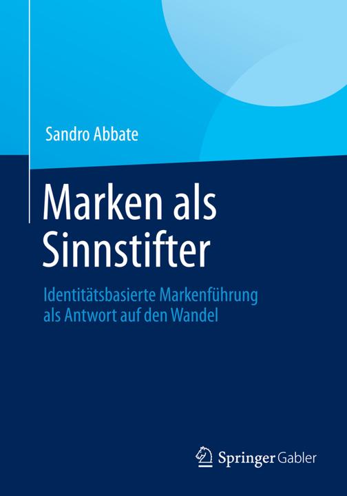 Produktbild Marken als Sinnstifter (Deutsch, Sandro Abbate, 2014)