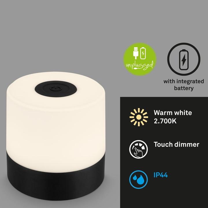 Image du produit Briloner Lampe de table LED rechargeable (150 lm)