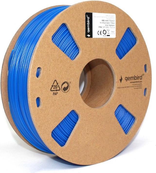 Produktbild Gembird Filament ABS Blue (ABS, 1.75 mm, 1000 g)
