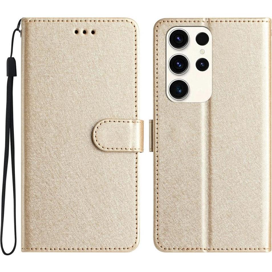 Cover-Discount Silk Texture Etui Hülle (Samsung Galaxy S25 Ultra), Smartphone Hülle, Gold