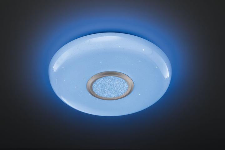 Actual product image Fischer & Honsel Honsel T-Esra LED ceiling light 19W Tunable white controllable dimmable silver + remote control