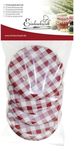 Actual product image Einkochwelt Replacement cover (5 pcs.)
