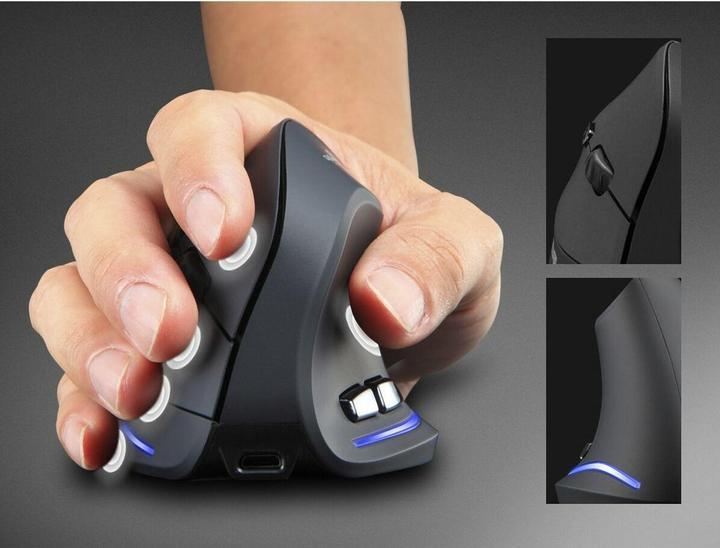 Actual product image Media-Tech Wireless Vertical Mouse for VERTIC MT1122 (Wireless)