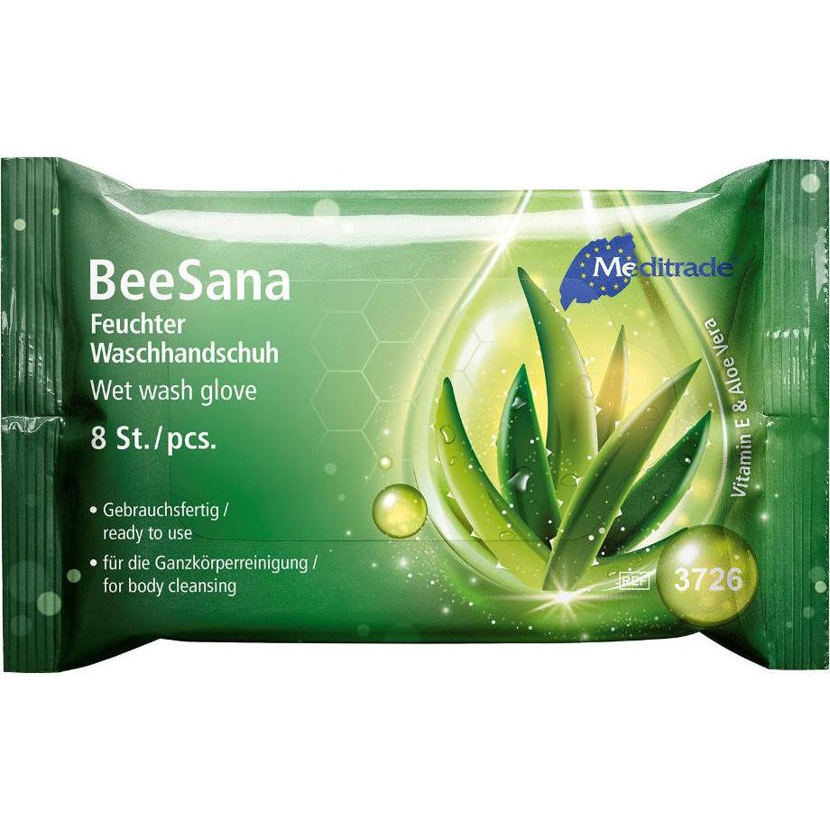 Meditrade BeeSana Feuchter Waschhandschuh