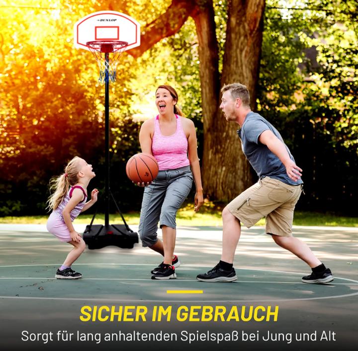 Produktbild Dunlop Basketballkorb mit Ständer, 165-205 cm
