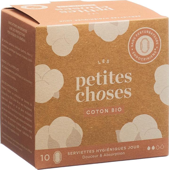 Immagine prodotto Les Petites Choses tovaglioli igienici jour coton bio (10 x)