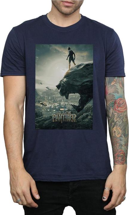 Produktbild Black Panther Poster TShirt (XXL)