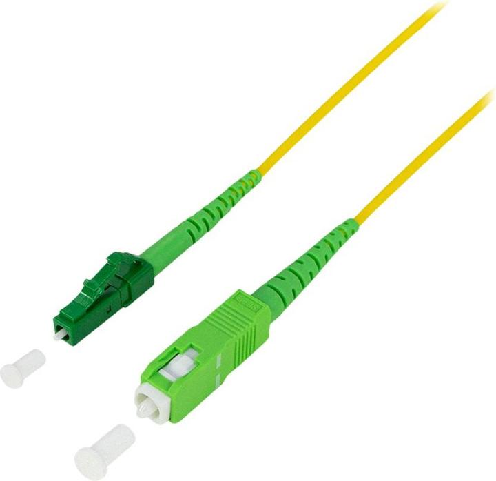 Produktbild LogiLink LWL Patchkabel, SC-Stecker - LC-Stecker, OS2, 20 m (20 m)