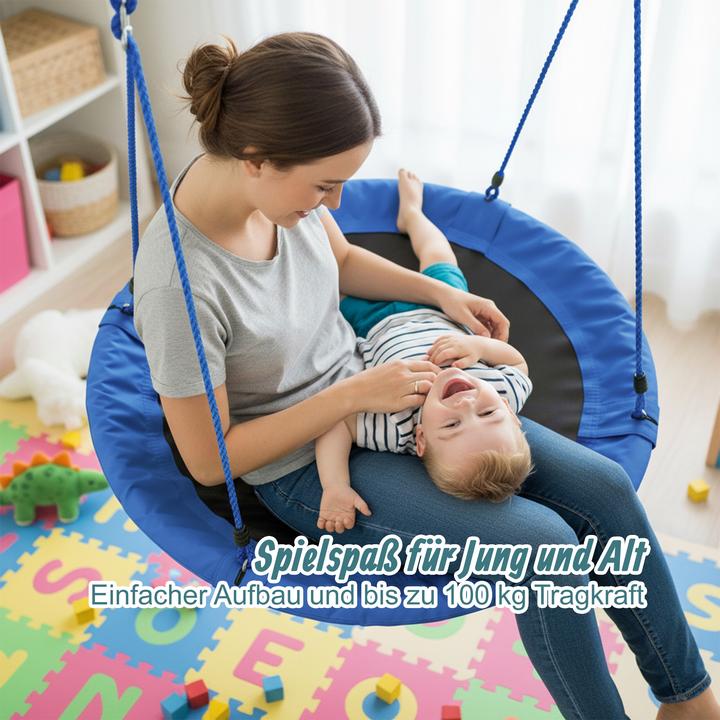 Actual product image Relaxdays 110 cm Nest Swing