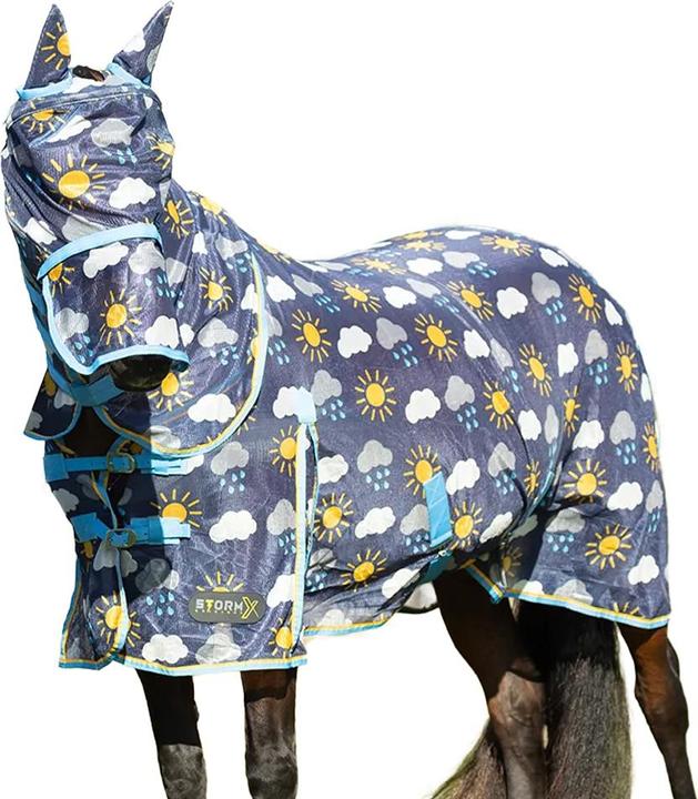 Produktbild Hy Come Rain or Shine Fliegenmaske mit Ohren und abnehmbarer Nase