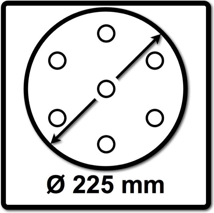 Actual product image Festool Grinding wheel STF D225 P400 GR S/25 (P400)