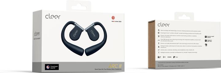 Actual product image Cleer Audio ARC II Music Edition GS139102A TWS, Dark Blue (35 h, Wireless)