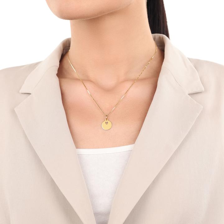 Image du produit Amor Pendentif pour femme, or 375 | coeur (9 ct, Or 375)