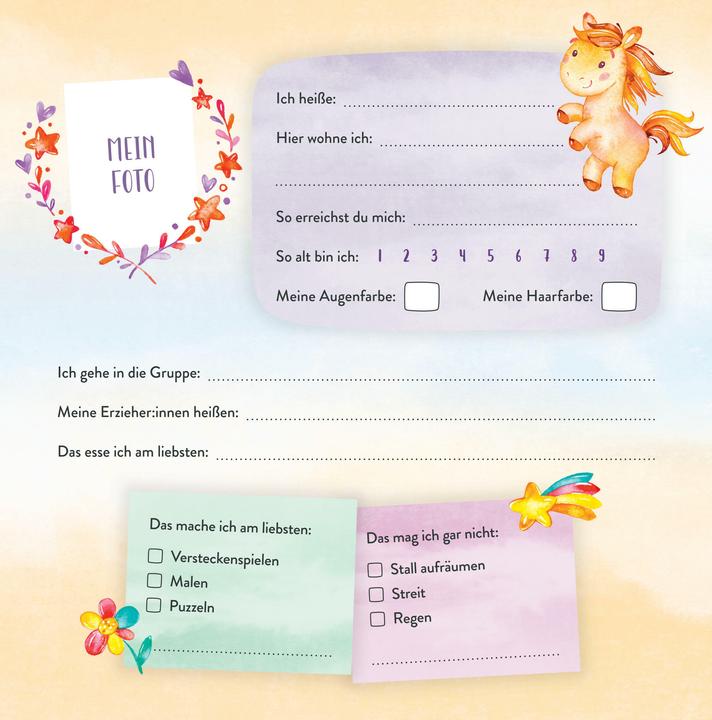Produktbild Meine Kindergartenfreunde - Einhörner (Deutsch, 2025)