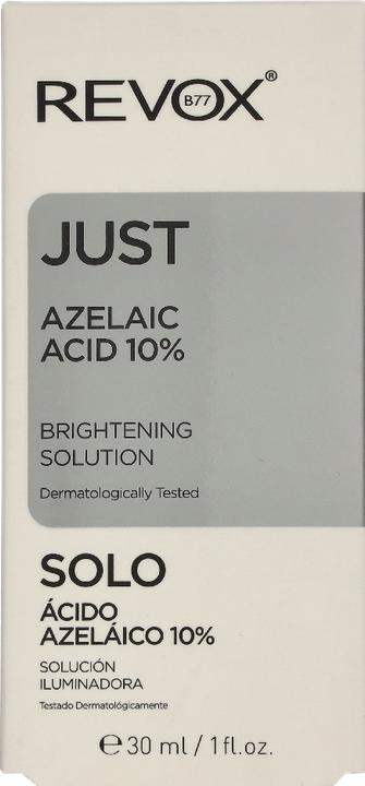 Actual product image Revoxb77 Just Azelaic Acid 10% (30 ml, 24h cream)