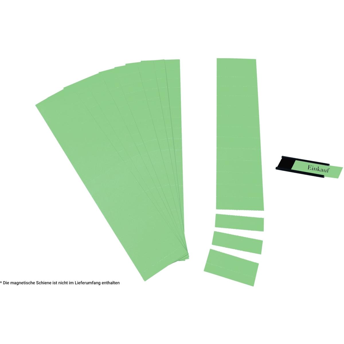 Ultradex, Kartenaufbewahrung, Einsteckkarten für 34mm Einsteckschiene 40x32mm lindgrün VE=90 Stück