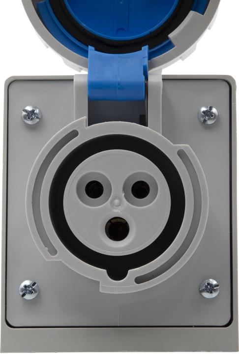 Brennenstuhl Presa CEE 230V/16A IP44, Per Esterno E Industria, Colore Blu
